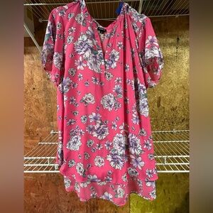 Floral Pink Women's Top